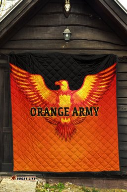 Orange Army Premium Quilt Cricket Sporty Style A31