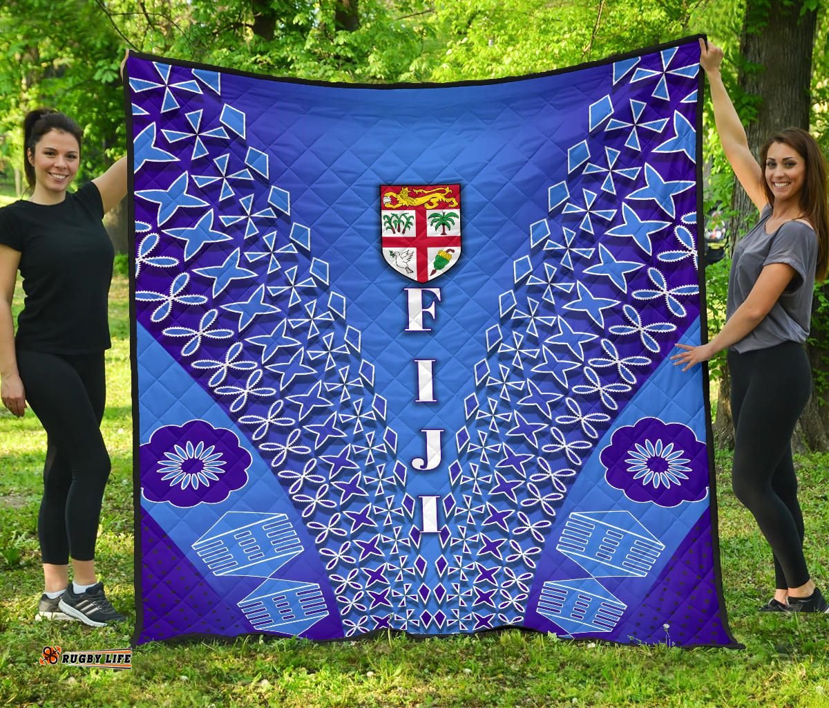 Fiji Drua Premium Quilt Tapa A31