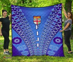 Fiji Drua Premium Quilt Tapa A31