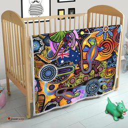 australia premium quilt indigenous animal artsy