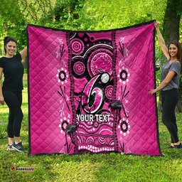 custom sydney sixers cricket quilt happy australia day aboriginal art