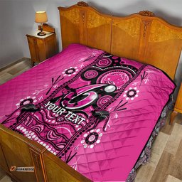 custom sydney sixers cricket quilt happy australia day aboriginal art