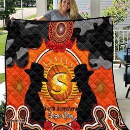 perth scorchers anzac 2024 quilt lest we forget poppy mix camouflage