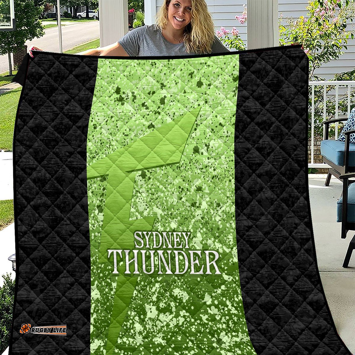 sydney thunder custom quilt bbl cricket team 2024