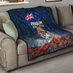 new zealand anzac day quilt freedom aint free