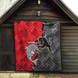 panthers and dolphins quilt sporty version