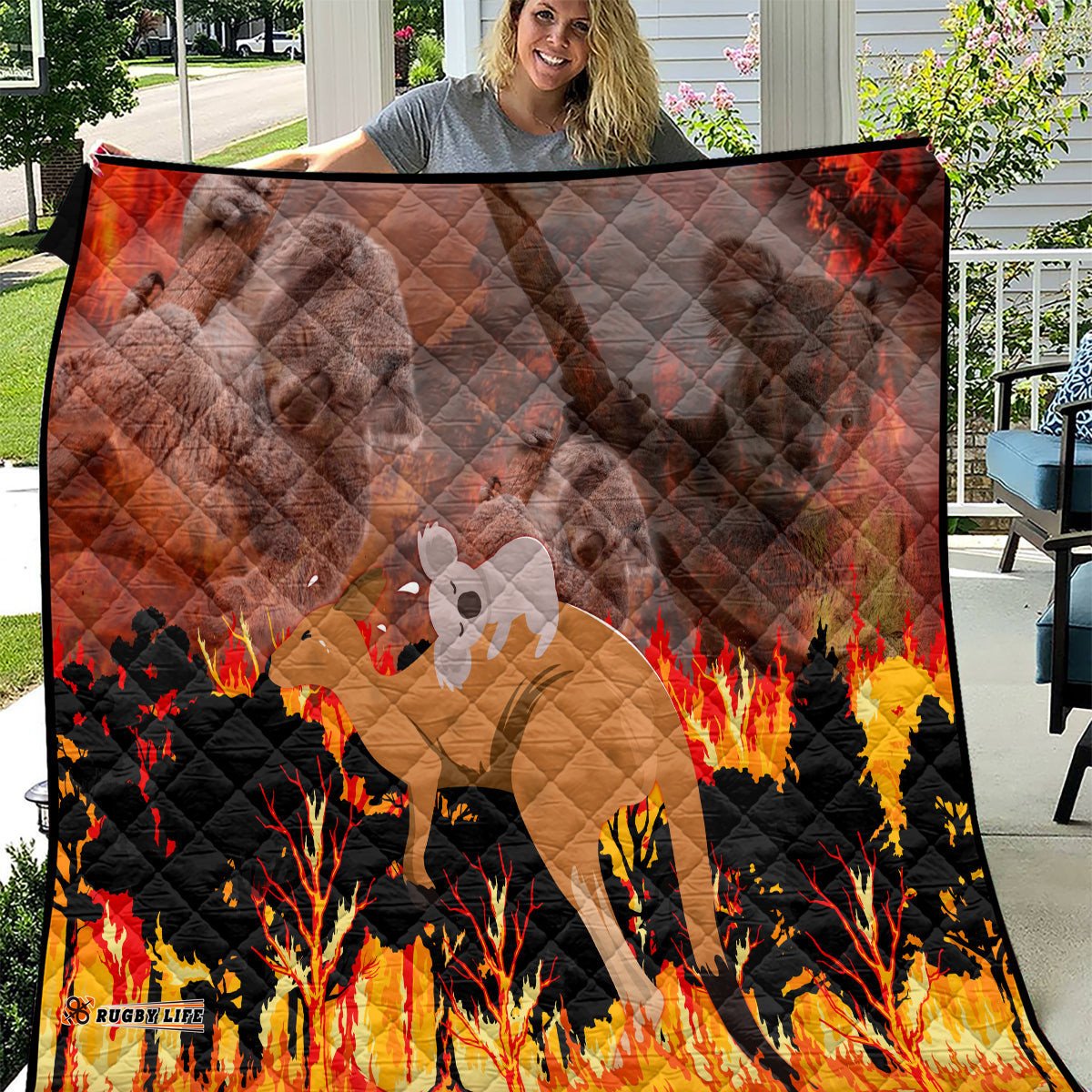 save wildlife australia quilt bushfire awareness