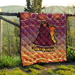 broncos rugby quilt horse aboriginal patterns quilt