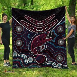 fishing aboriginal premium quilt no4