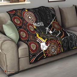 palyku australia lizard aboriginal art quilt