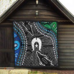 torest trait islands mix crocodine aboriginal pattern quilt ts04