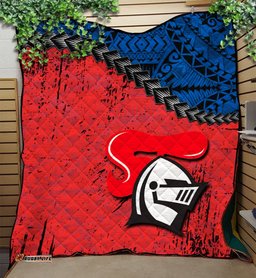 newcastle knights premium quilt grunge polynesian tattoo nrl