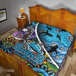 cronulla sutherland premium quilt sharks indigenous aboriginal
