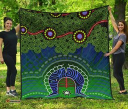torres strait premium quilt dhari and dot patterns