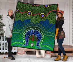 torres strait premium quilt dhari and dot patterns