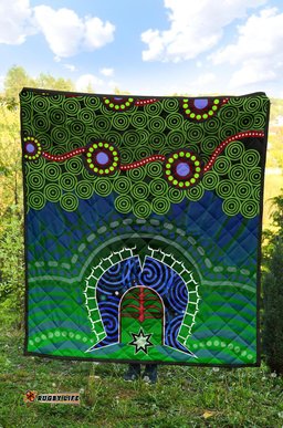 torres strait premium quilt dhari and dot patterns