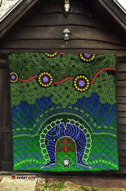 torres strait premium quilt dhari and dot patterns