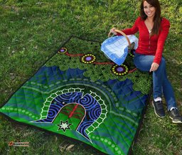 torres strait premium quilt dhari and dot patterns