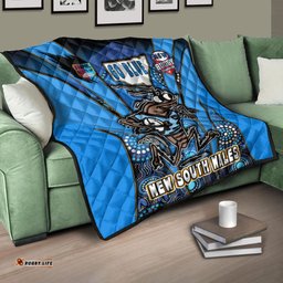 new south wales rugby league team quilt new south wales blues mascot with aboriginal art state of origin quilt
