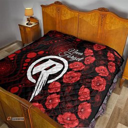 renegades cricket never forget custom quilt anzac day with poppy aboriginal