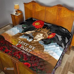 australia anzac day quilt lest we forget australian army corps
