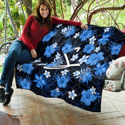 australian strikers cricket quilt baeuty pacific hibiscus and polynesian pattern