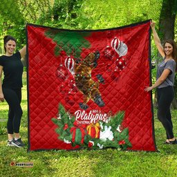 platypus lover quilt australia merry christmas aboriginal