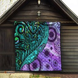 new zealand paua shell with australia opal unique combine quilt