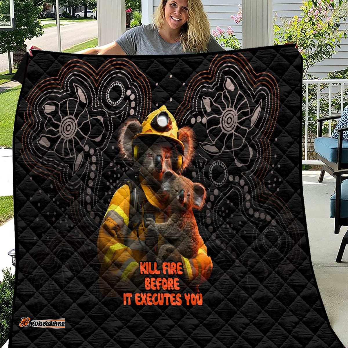 paws for australia quilt bushfire awareness indigenous aboriginal
