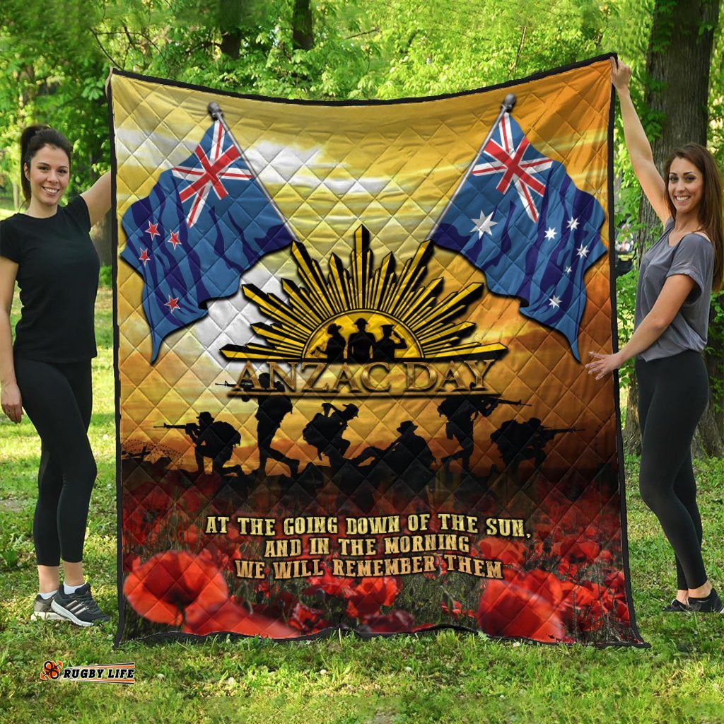 anzac premium quilt australian and new zealand army corps