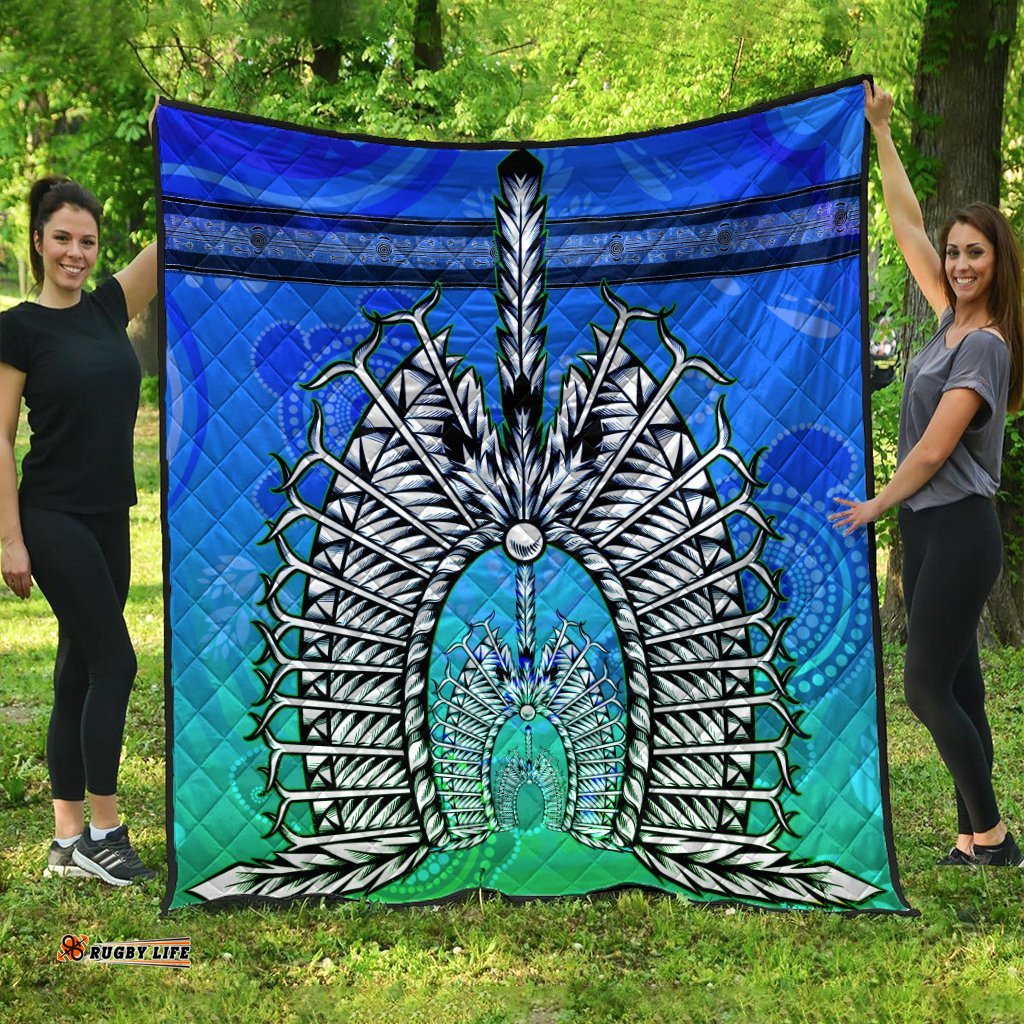 premium quilt turtle background with dhari mask