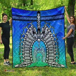 premium quilt turtle background with dhari mask