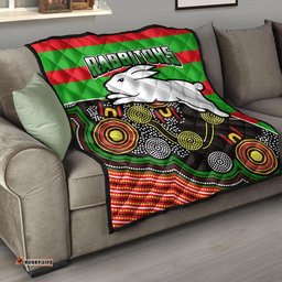 rabbitohs rugby premium quilt aboriginal basic style