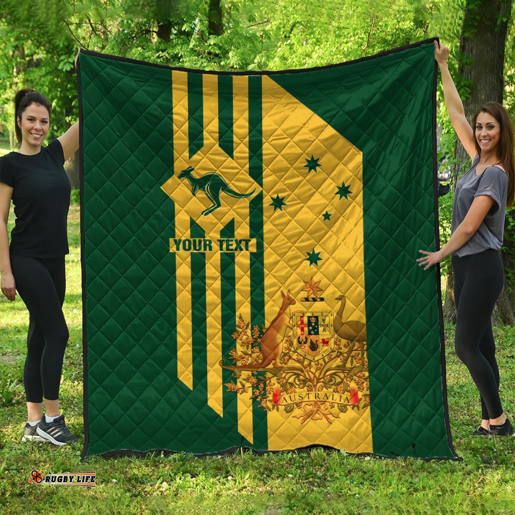 custom premium quilts australia kangaroo sign national color