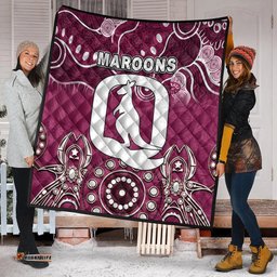 queensland maroons premium quilt aboriginal