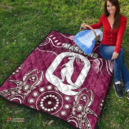 queensland maroons premium quilt aboriginal
