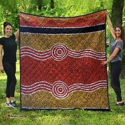 quilts aboriginal dot style