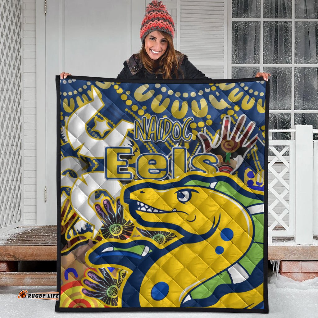 eels rugby naidoc week premium quilt custom parramatta eels naidoc week celebrations