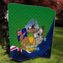 australia day quilt 2024 proud to be australian national color