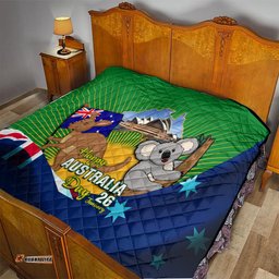 australia day quilt 2024 proud to be australian national color