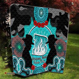 brisbane heat anzac 2024 quilt lest we forget poppy mix camouflage