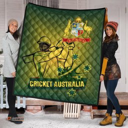 cricket quilt australian cricket national color