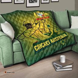 cricket quilt australian cricket national color