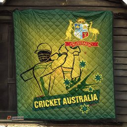 cricket quilt australian cricket national color