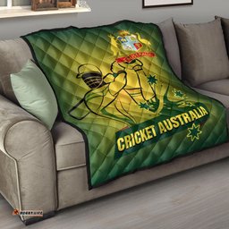 cricket quilt australian cricket national color
