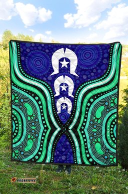 torres strait premium quilt torres strait symbol and aboriginal patterns