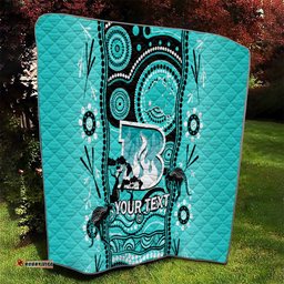 custom brisbane heat cricket quilt happy australia day aboriginal art