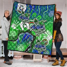 aboriginal naidoc turtle premium quilt torres strait islander