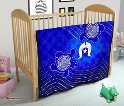 torres strait islanders premium quilt torres symbol with turtle