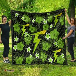 australian thunder cricket quilt baeuty pacific hibiscus and polynesian pattern